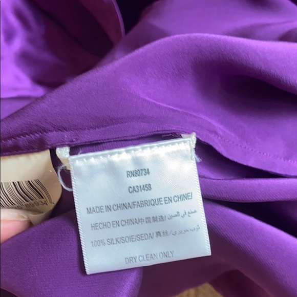 BCBG | NWOT Silk Ruffle Top - Picture 7 of 7